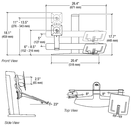 Neo-Flex Combo Lift Stand 