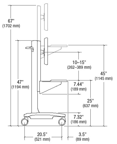 Neo-Flex LCD Mobile Workspace 